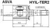 ASVA HYILTER2 ШРУС ВНУТРЕННИЙ ЛЕВЫЙ 34x34.7x28