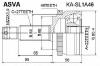 ASVA KA-SL1A46 ШРУС НАРУЖНЫЙ 22x60x27