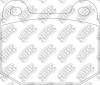NIBK PN0226S колодка тормозная дисковая