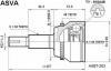 ASVA TY910A48 ШРУС НАРУЖНЫЙ 26x63.3x30