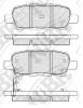 NIBK PN2466 Комплект тормозных колодок