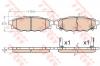 TRW GDB3568 Комплект тормозных колодок, дисковый тормоз