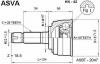 ASVA HN42 ШРУС НАРУЖНЫЙ 18x47x23
