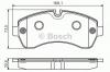 BOSCH 0 986 495 107 Комплект тормозных колодок, дисковый тормоз