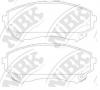 NIBK PN51008 Комплект тормозных колодок, дисковый тормоз