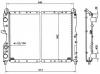 NRF 54501 Ðàäèàòîð äâèãàòåëÿ: 155/Tempra/Tipo/Dedra/87-97/1.4/1.6/1.7/1.8/2.0