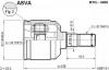 ASVA MTIU5008 ШРУС ВНУТРЕННИЙ 30x35x25