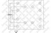 STELLOX 85-01249-SX Комплект тормозных башмаков, барабанные тормоза