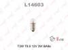 LYNX L14603 L14603 T3W T8.5 12V 3W BA9S Лампа автомоб. LYNX