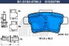 GALFER B1.G102-0799.2 Колодки торм.зад.