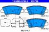 ATE 13.0460-5786.2 Колодки тормозные задние