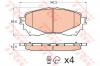TRW GDB3580 Колодки тормозные TRW GDB3580 MAZDA 6 12- пер