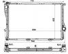NRF 55321 Радиатор, охлаждение двигател