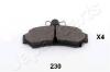 JAPANPARTS PP-230AF Комплект тормозных колодок, дисковый тормоз