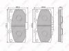LYNX BD-7107 BD7107 Тормозные колодки дисковые LYNX