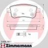 ZIMMERMANN 24820.160.1 Комплект тормозных колодок, дисковый тормоз