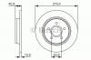 BOSCH 0 986 479 S49 Тормозной диск