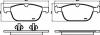 HELLA 8DB 355 014-541 Комплект тормозных колодок, дисковый тормоз