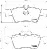 HELLA 8DB 355 018-751 Комплект тормозных колодок, дисковый тормоз