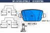 GALFER B1.G102-0786.2 Колодки торм.зад.