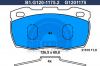 GALFER B1.G120-1175.2 Комплект тормозных колодок, дисковый тормоз