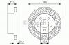 BOSCH 0 986 479 U00 Тормозной диск