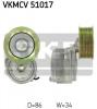 SKF VKMCV 51017 Натяжной ролик, поликлиновой  ремень
