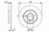 BOSCH 0 986 479 R91 Тормозной диск