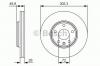 BOSCH 0 986 479 R93 Тормозной диск