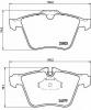 BREMBO P 36 028 Комплект тормозных колодок, дисковый тормоз