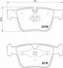 BREMBO P 50 116 Комплект тормозных колодок, дисковый тормоз