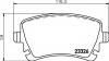HELLA 8DB 355 011-531 Комплект тормозных колодок, дисковый тормоз