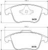 HELLA 8DB 355 012-891 Комплект тормозных колодок, дисковый тормоз