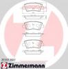 ZIMMERMANN 25337.160.1 Комплект тормозных колодок, дисковый тормоз