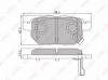 LYNX BD-7543 BD7543 Тормозные колодки дисковые LYNX
