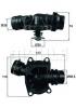 MAHLE TI 233 88 Термостат, охлаждающая жидкость