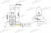 PATRON PLH3-24/70 Лампа галогенная H3 24V 70W PK22s