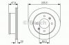 BOSCH 0 986 479 S21 Тормозной диск
