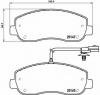 BREMBO P 68 062 Комплект тормозных колодок, дисковый тормоз