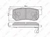 LYNX BD-3605 BD3605 Тормозные колодки дисковые LYNX