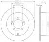 HELLA 8DD 355 119-061 Тормозной диск