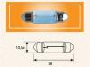 MAGNETI MARELLI 009418100000 Лампа накаливания, фонарь освещения номерного знака; Лампа накаливания, внутренее освещение; Лампа накаливания, фонарь освещения багажника; Лампа накаливания, подкапотная лампа