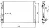 NRF 58198 Радиатор, охлаждение двигателя