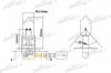 PATRON PLH3-12/55 Лампа галогенная H3 12V 55W PK22s