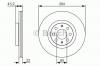 BOSCH 0 986 479 S91 Тормозной диск