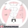 ZIMMERMANN 24277.160.2 Комплект тормозных колодок, дисковый тормоз