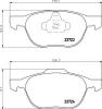HELLA 8DB 355 011-191 Комплект тормозных колодок, дисковый тормоз