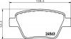 HELLA 8DB 355 014-021 Комплект тормозных колодок, дисковый тормоз