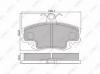 LYNX BD6301 BD6301 Тормозные колодки дисковые LYNX