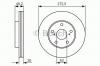 BOSCH 0 986 479 R45 Тормозной диск
